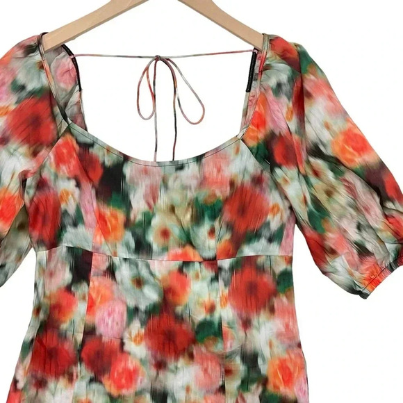J. Crew Liberty Fabric Square Neck Hazy Days Floral Top Size 00 - Picture 2 of 9